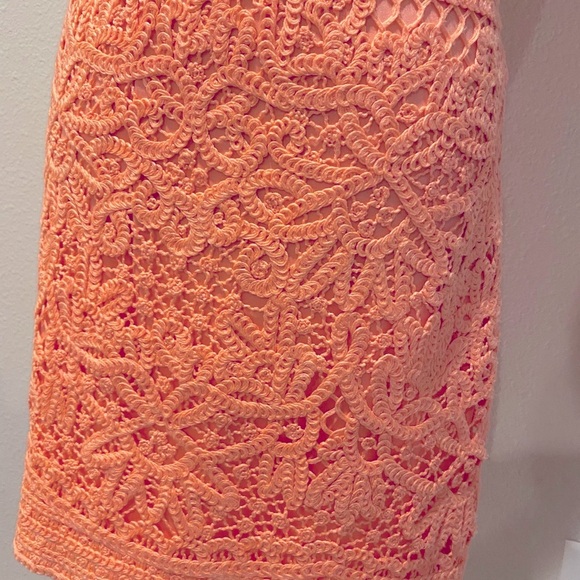 Lilly Pulitzer Orange Sheath Halter Mini Dress - Picture 5 of 8